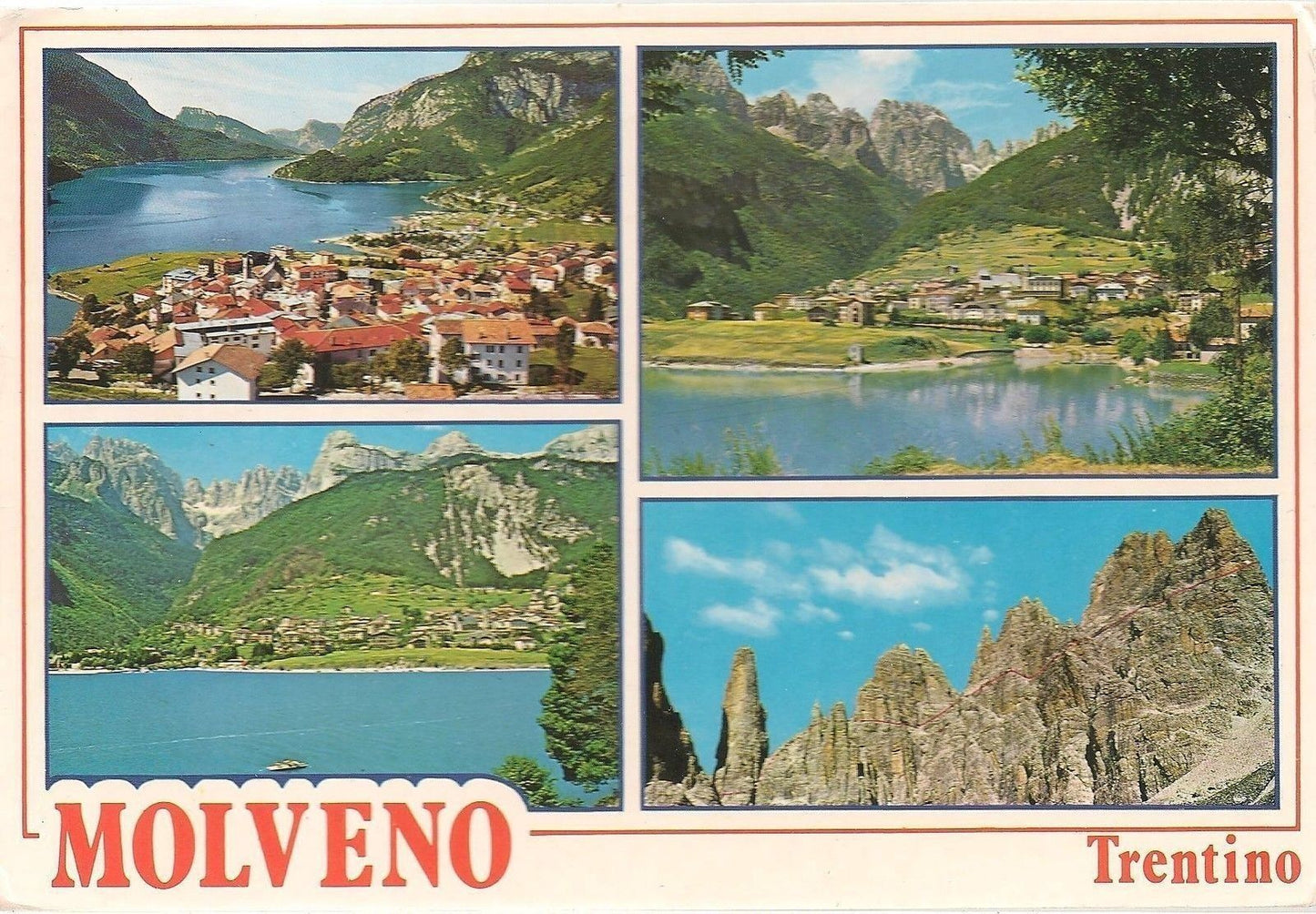 MOLVENO - 4 VEDUTE - V1990