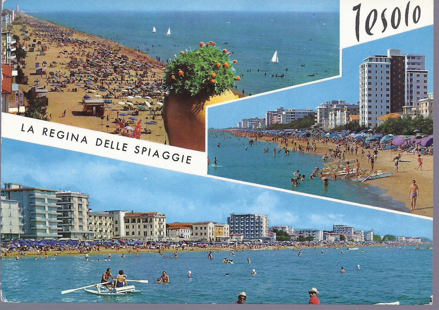 JESOLO - LA REGINA DELLE SPIAGGE - 3 VEDUTE - V 1968 - FG