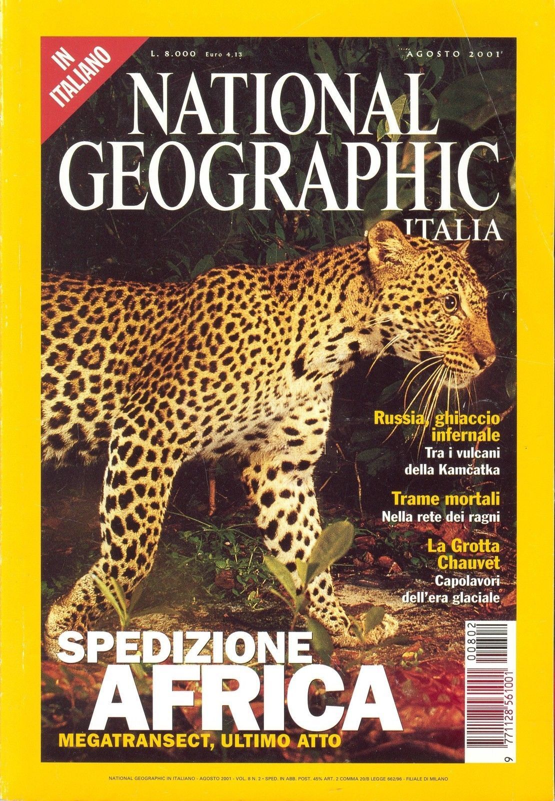 NATIONAL GEOGRAPHIC ITALIA - AGOSTO 2001