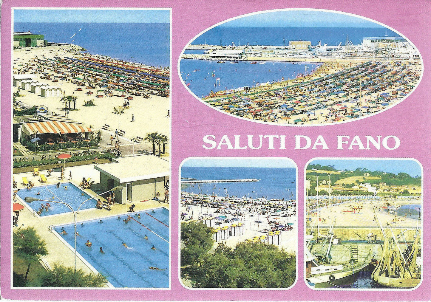 FANO - SALUTI - 4 VEDUTE - 1995
