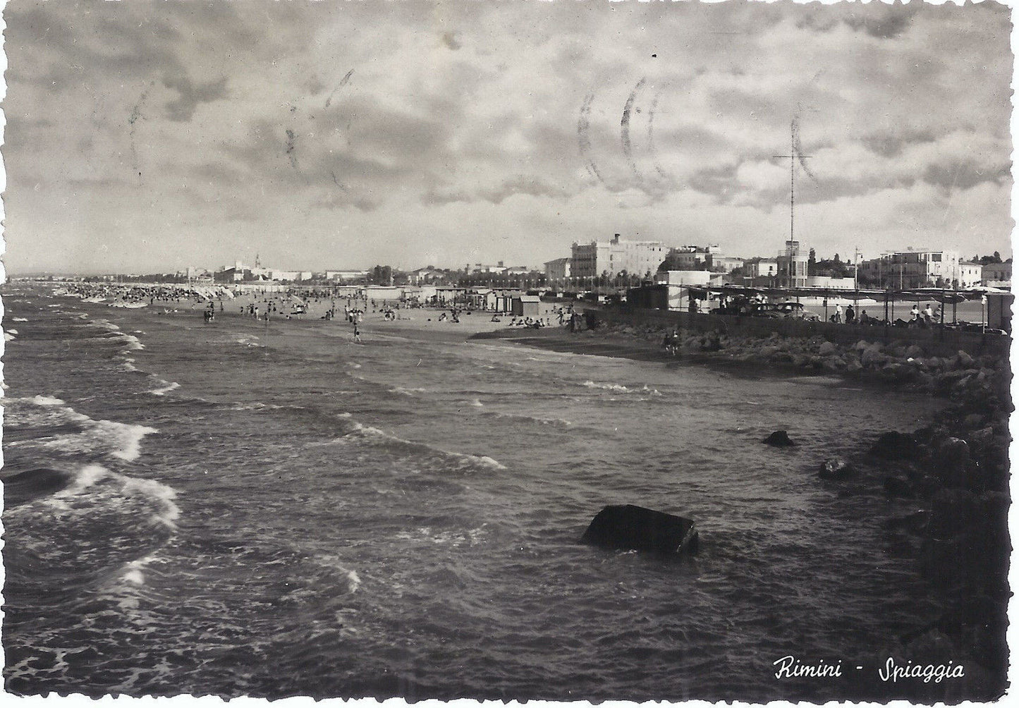 RIMINI - SPIAGGIA - V 1955 - FG
