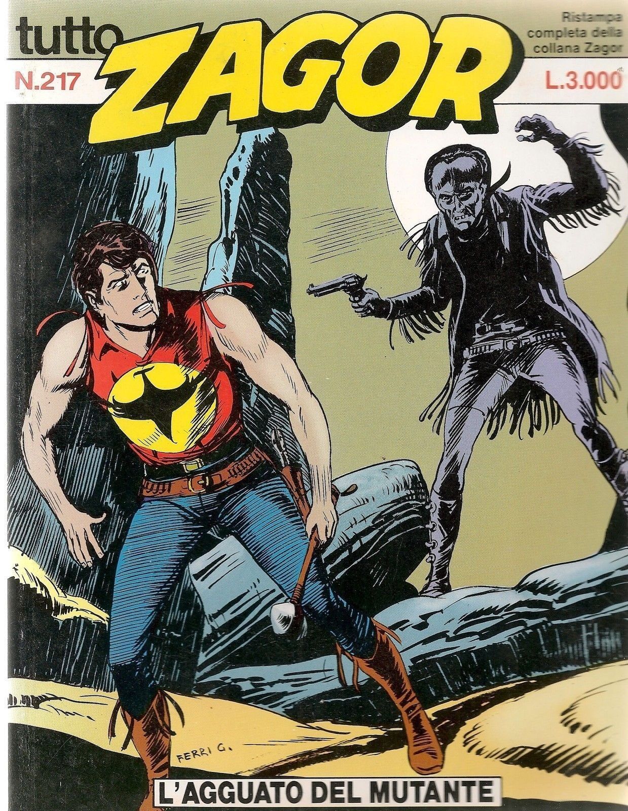 TUTTO ZAGOR N° 217 - L'AGGUATO DEL MUTANTE