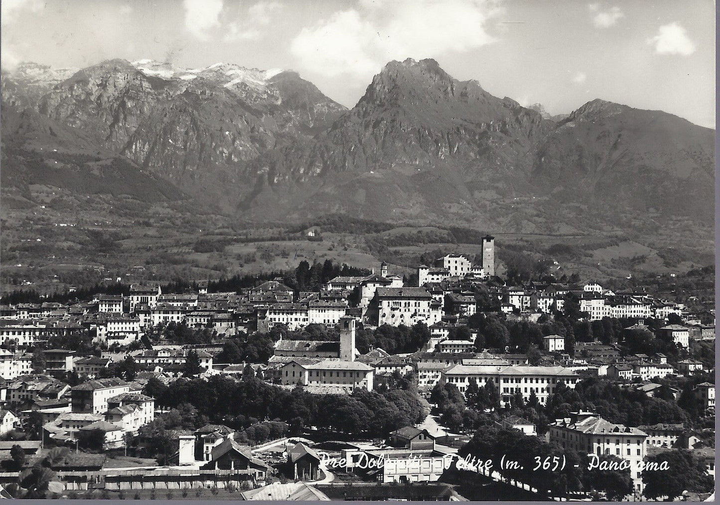 FELTRE - PRE DOLOMITI - PANORAMA - V 1961