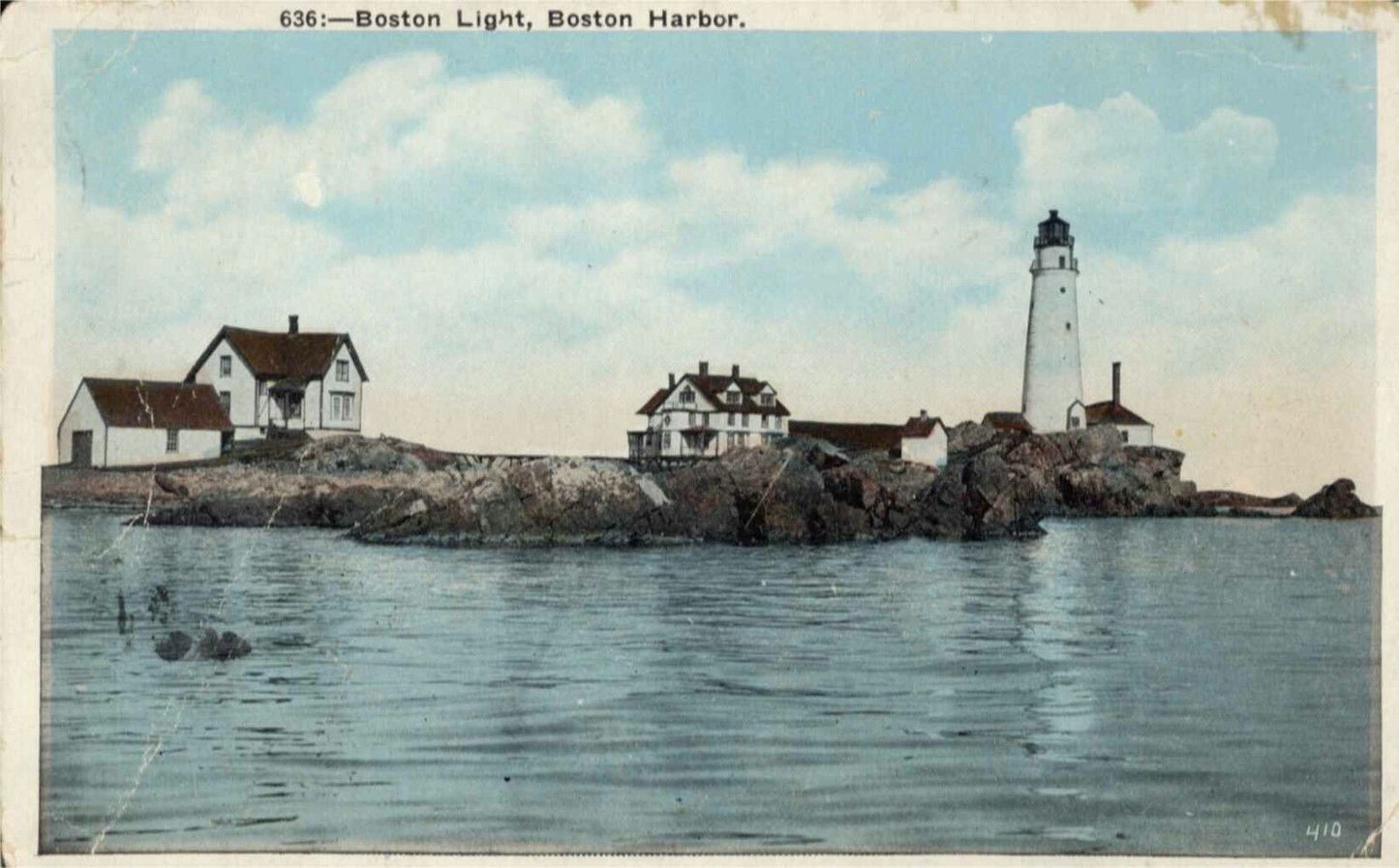 BOSTON - BOST HARBOR - 1929