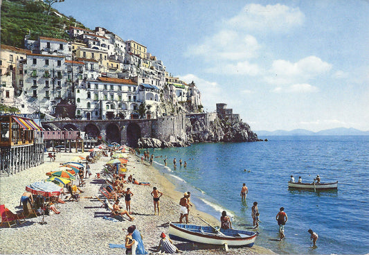 AMALFI - LA SPIAGGIA - V1979
