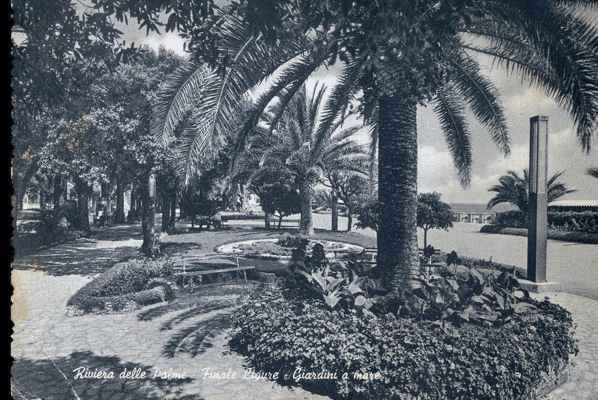 RIVIERA DELLE PALME - FINALE LIGURE - GIARDINI A MARE V1958