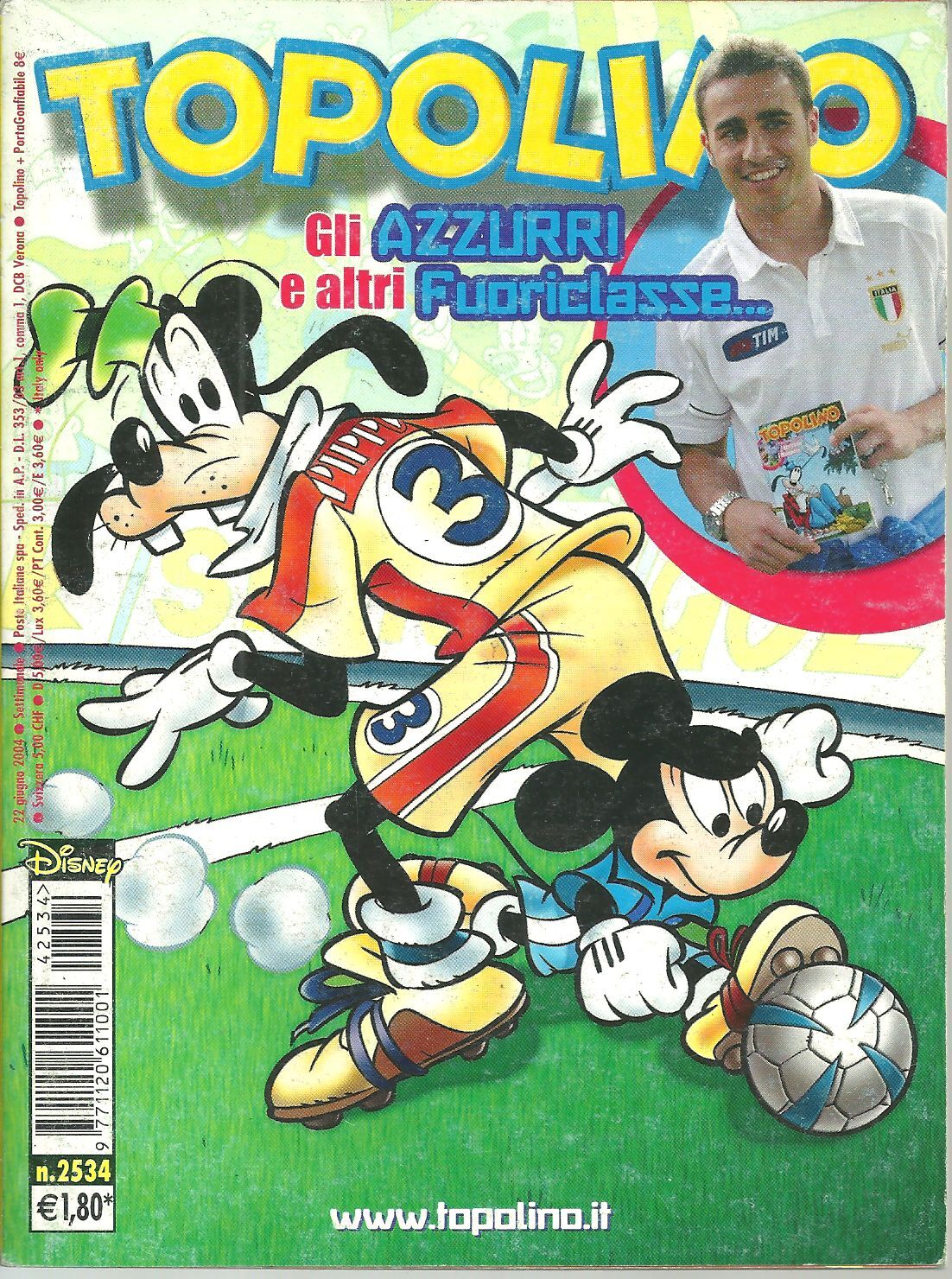 TOPOLINO N. 2534 - 22 GIUGNO 2004
