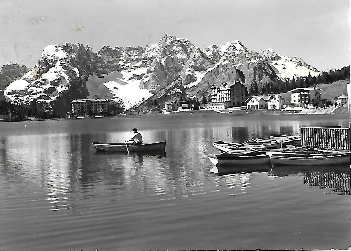 LAGO DI MISURINA - -PANORAMA - VIAGGIATA