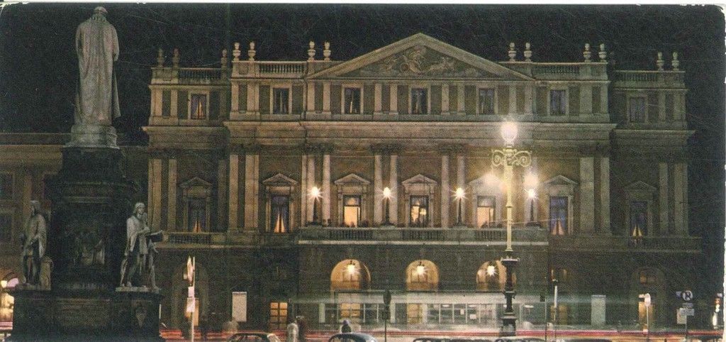 MILANO - TEATRO ALLA SCALA - NOTTURNO - V1971 - BABYCARD
