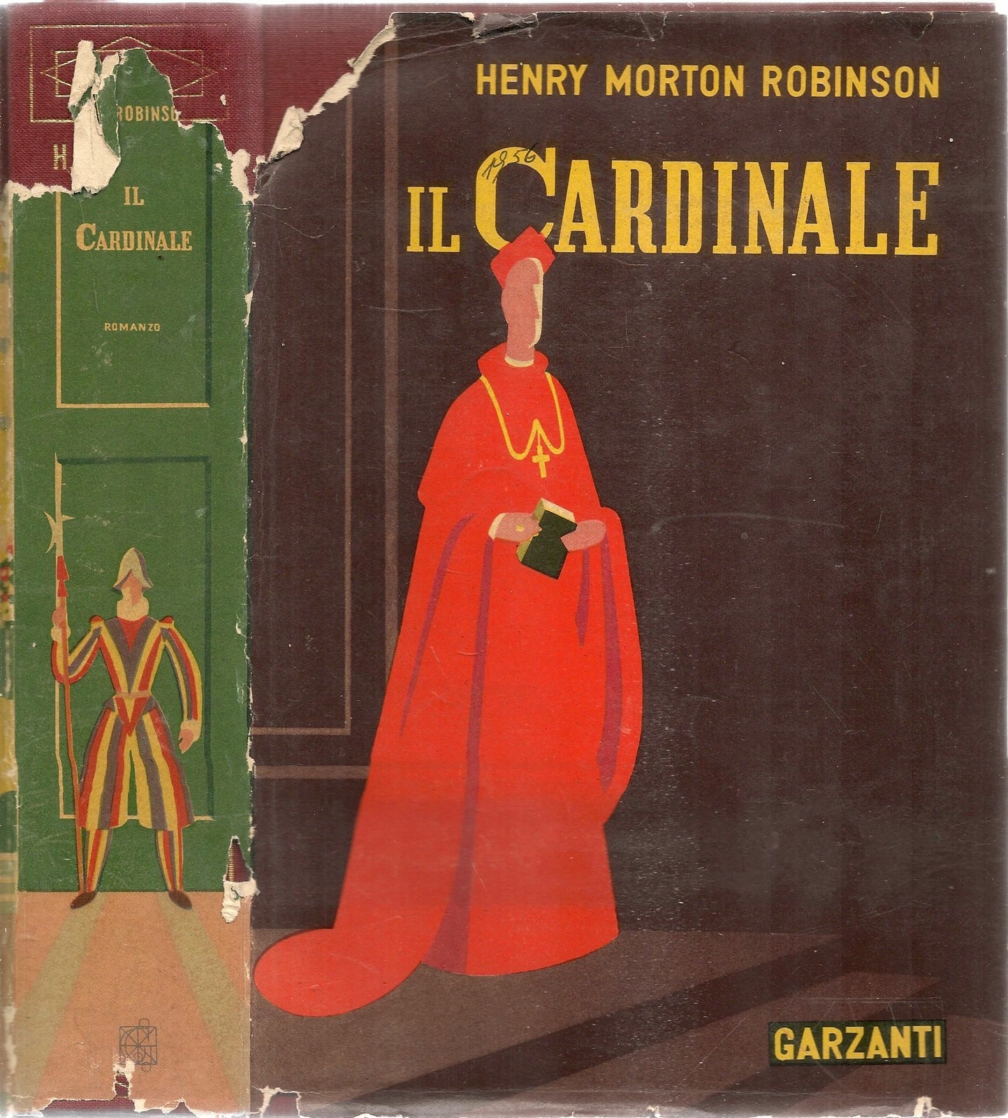 IL CARDINALE - HENRY MORTON ROBINSON - GHARZANTI 1956 - OUTLET DEL LIBRO
