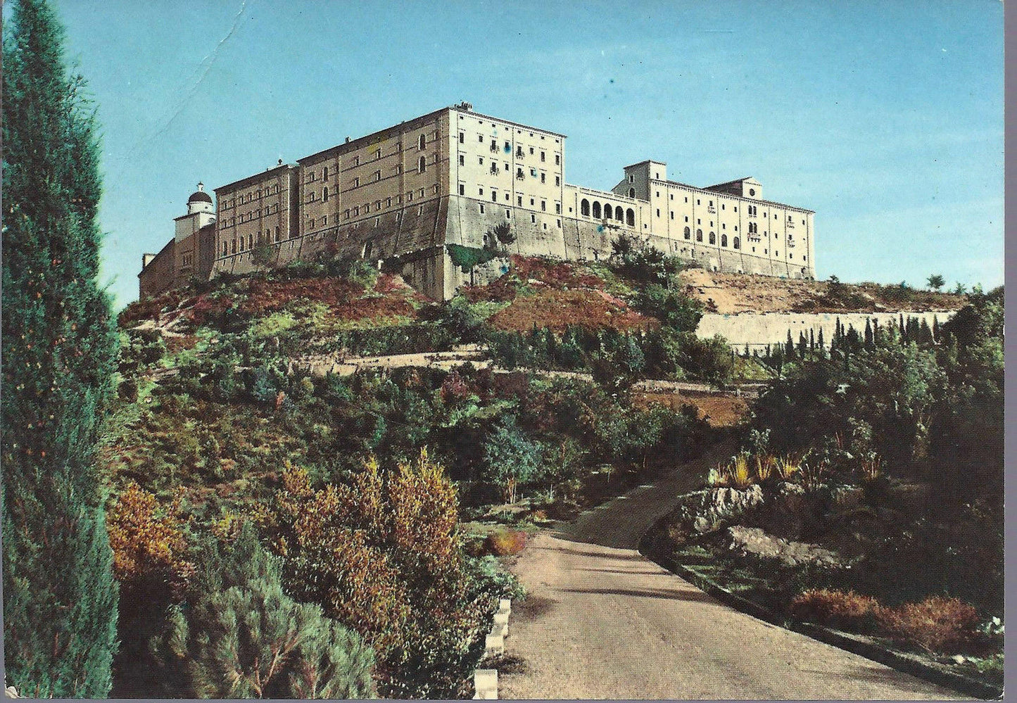 ABBAZIA DI MONTECASSINO - LATO NORD-OVEST - V 1959 - FG