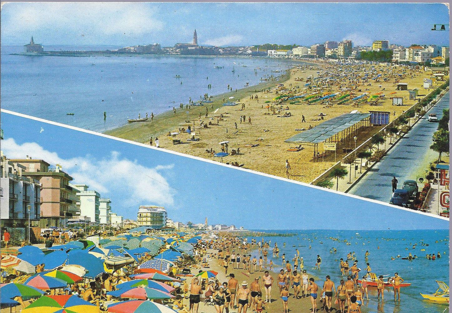 CAORLE - LA GRANDE SPIAGGIA - 2 VEDUTE - VSD - FG