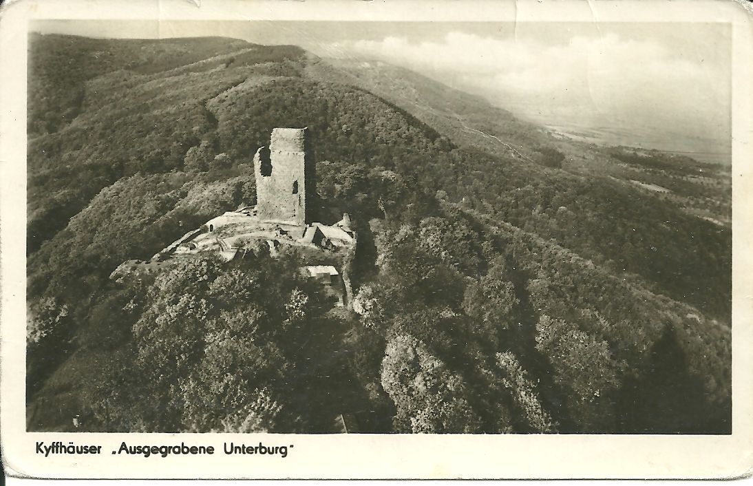 KYFFHAEUSER - AUSGEGRABENE UNTERBURG - VIAGGIATA