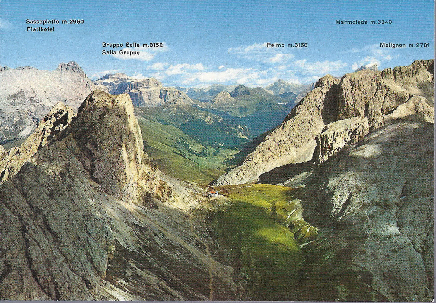 DOLOMITI - RIFUGIO ALPE DI TIRES - SCHUTZHAUS TIERSER ALPL -