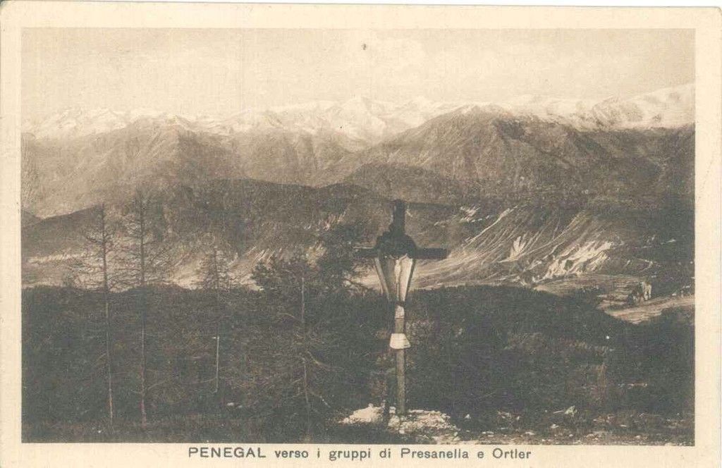 PENEGAL - (VEDUTA) VERSO I GRUPPI DI PRESANELLA E ORTLER - V