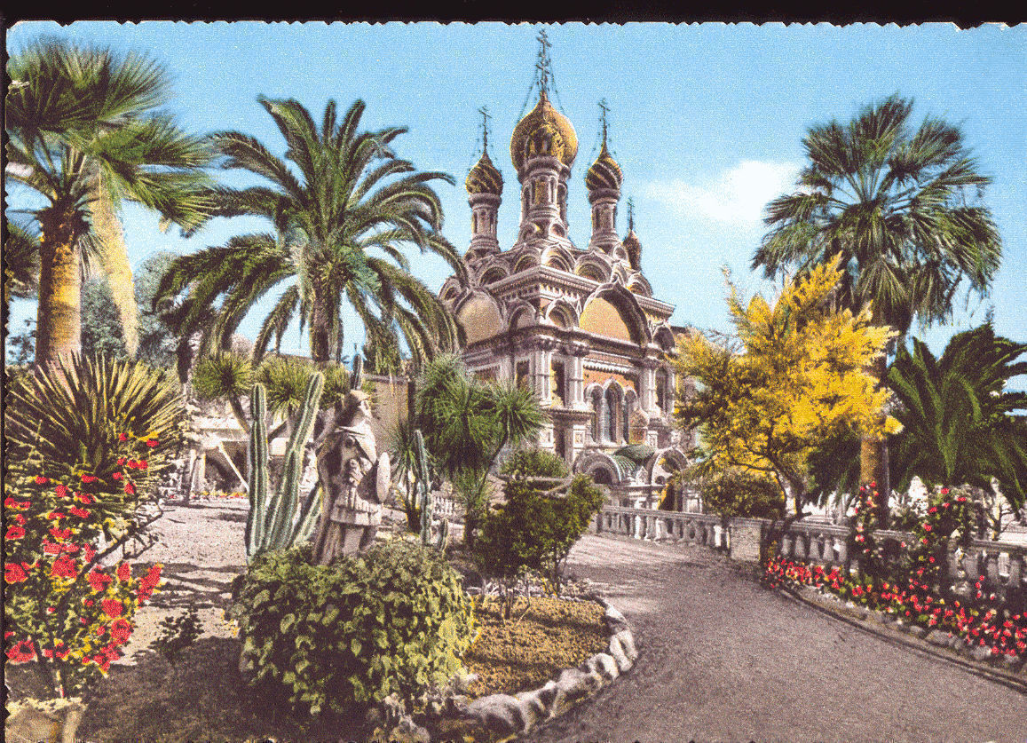 SANREMO - LA CHIESA RUSSA - NV - ACQUARELLATA