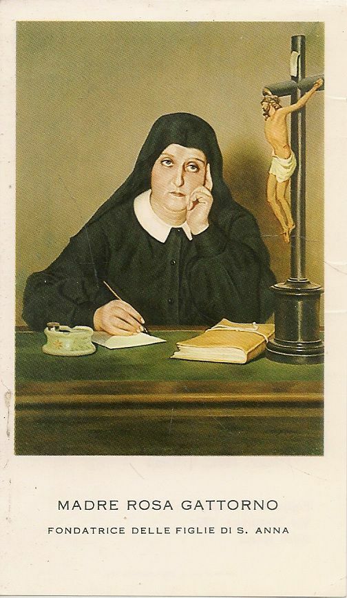 MADRE ROSA GATTORNO - SANTINO-HOLY CARD