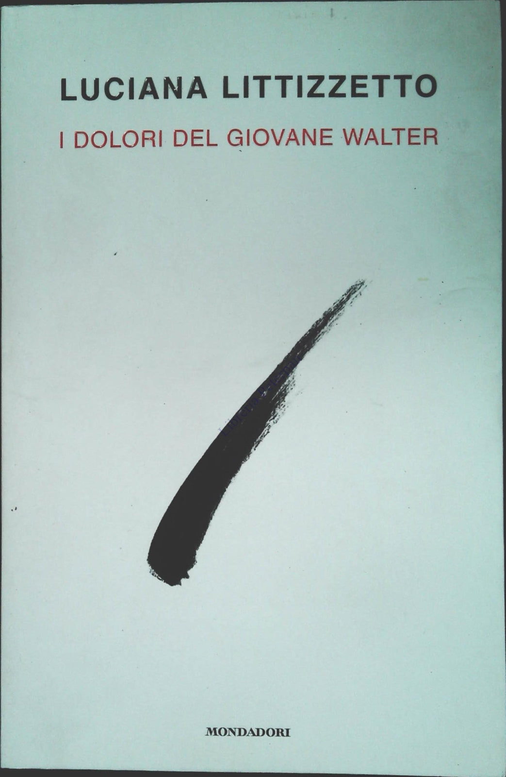I DOLORI DEL GIOVANE WALTER - LUCIANA LITTIZZETTO - MONDADORI 2010