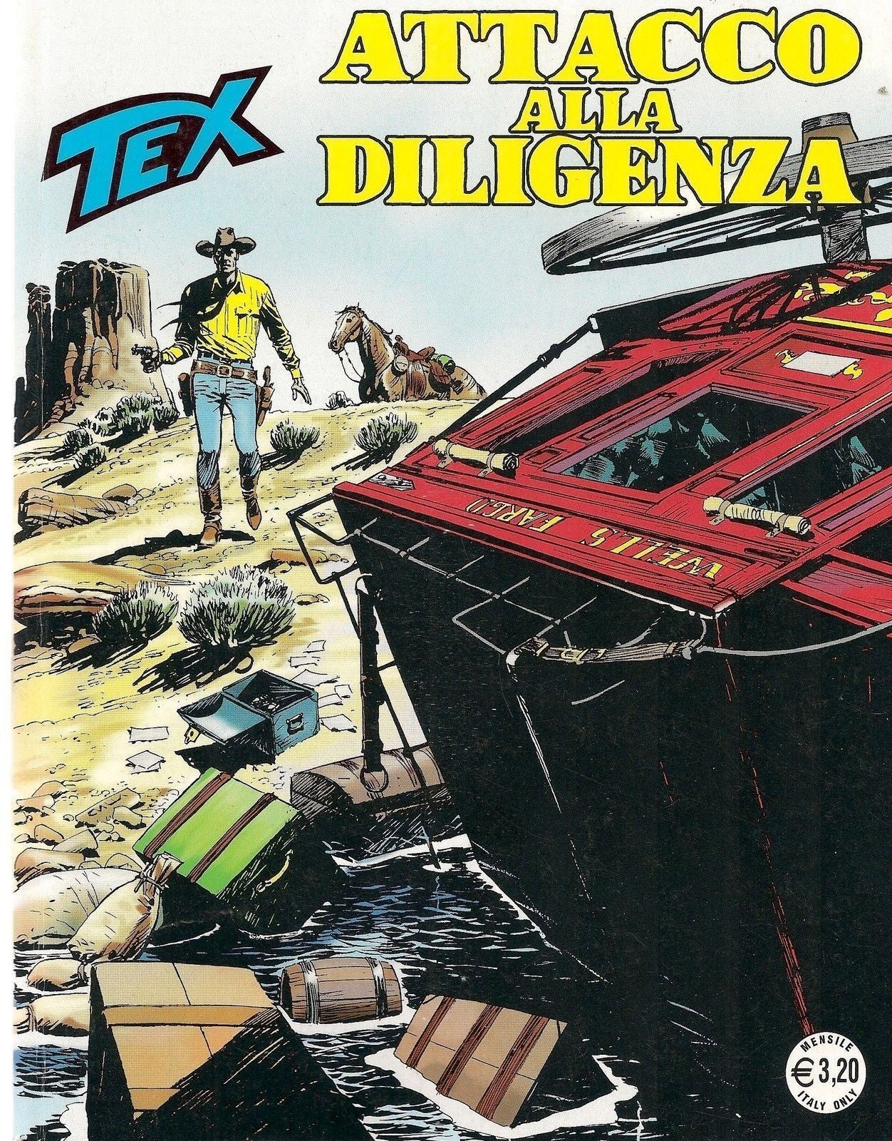 TEX TRE STELLE - N° 604 - ATTACCO ALLA DILIGENZA