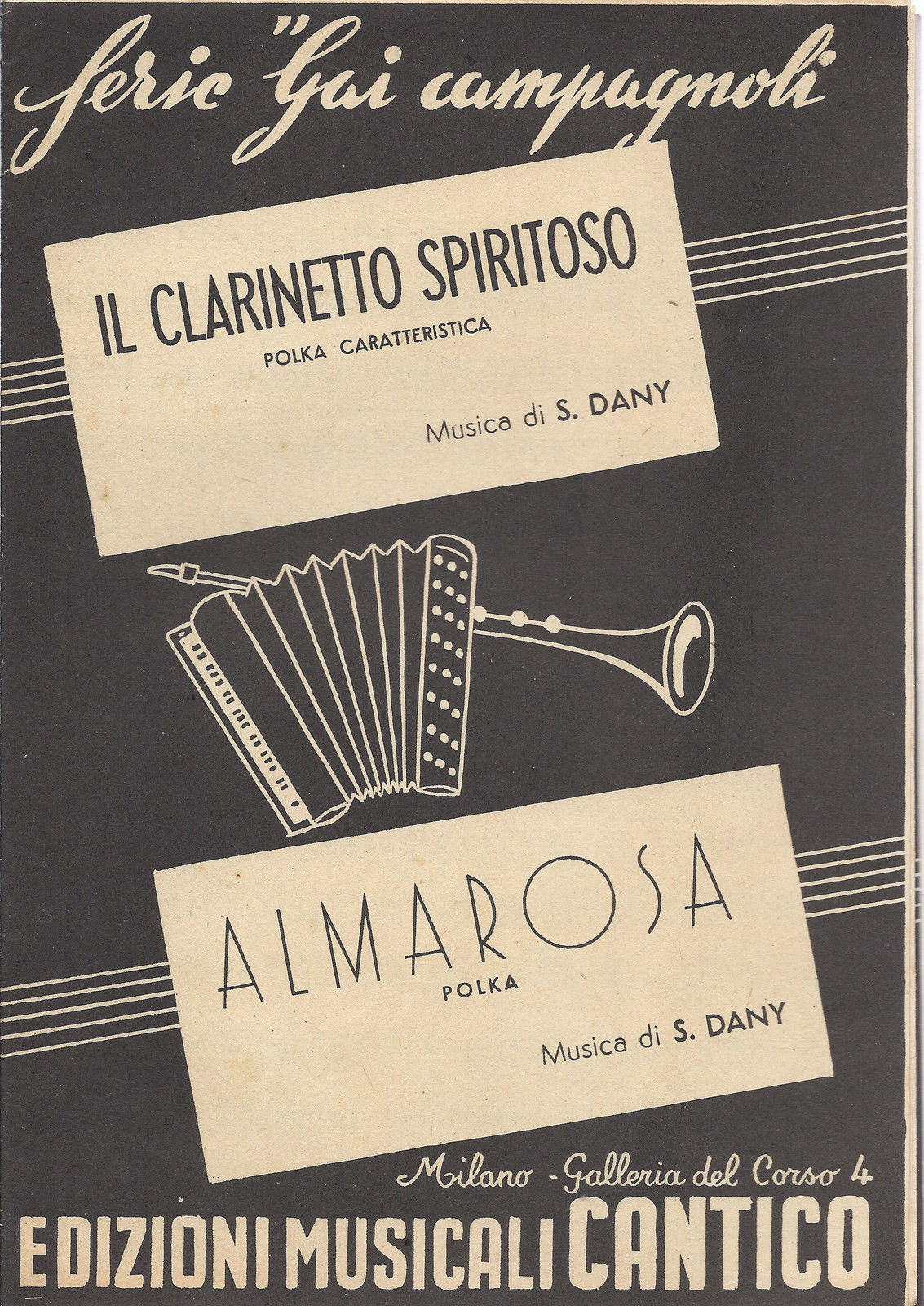IL CLARINETTO SPIRITOSO - ALMAROSA S. Dany # SPARTITO