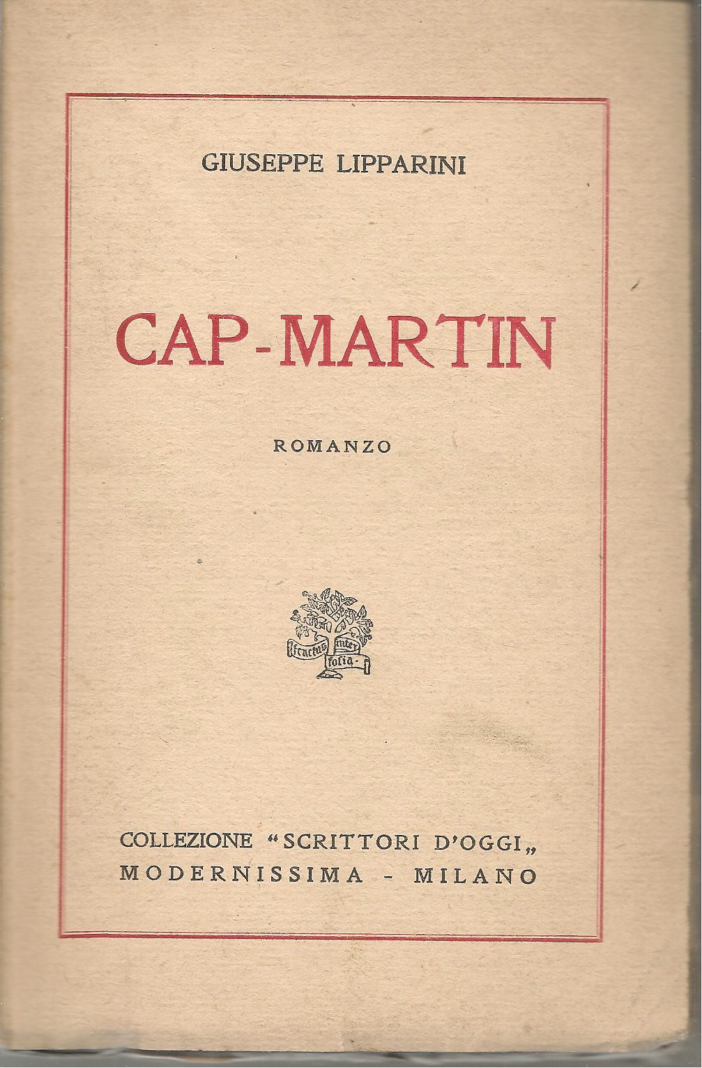 CAP-MARTIN - GIUSEPPE LIPPARINI