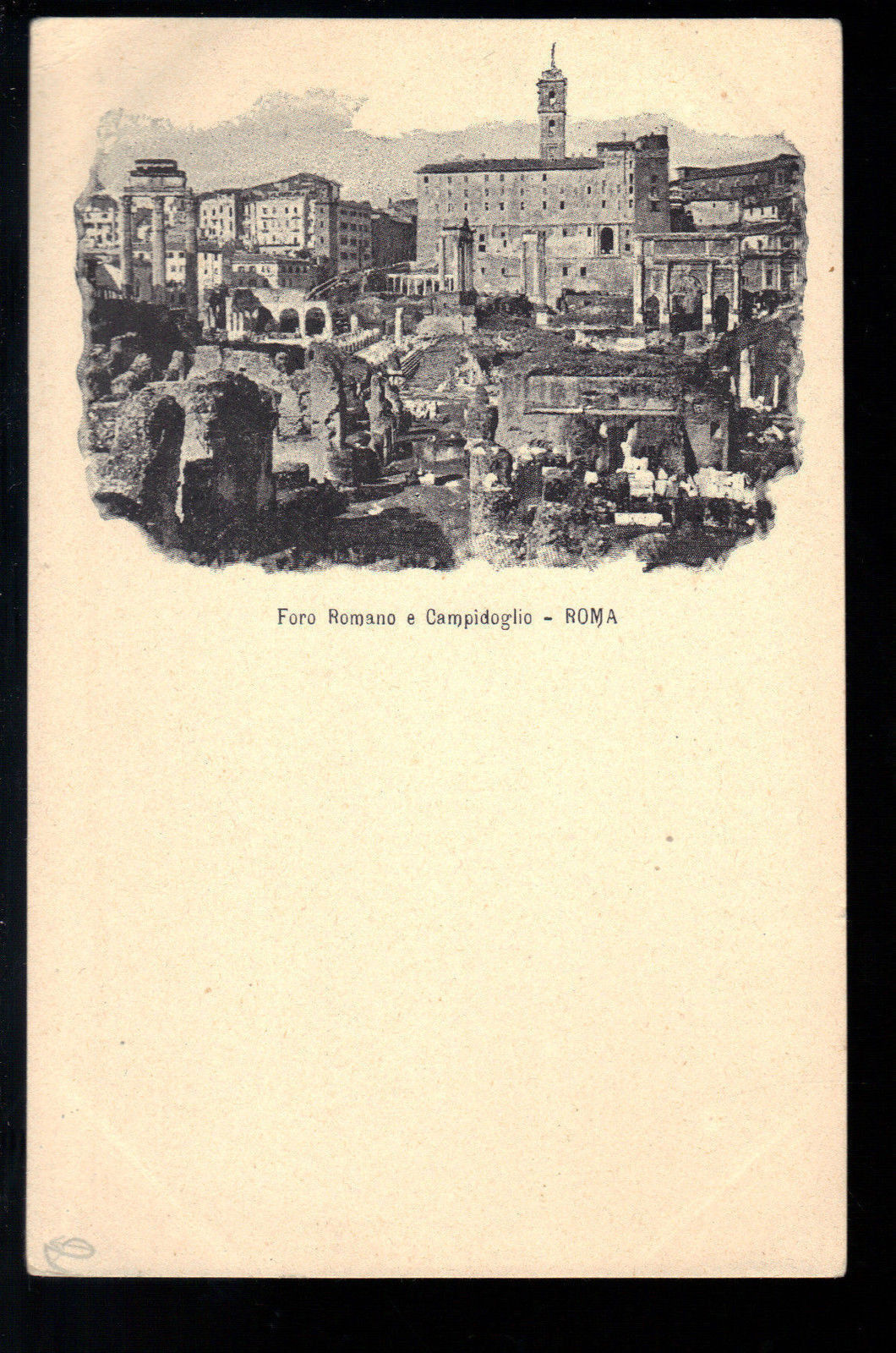 ROMA - FORO ROMANO E CAMPIDOGLIO - NV - DORSO UNITO