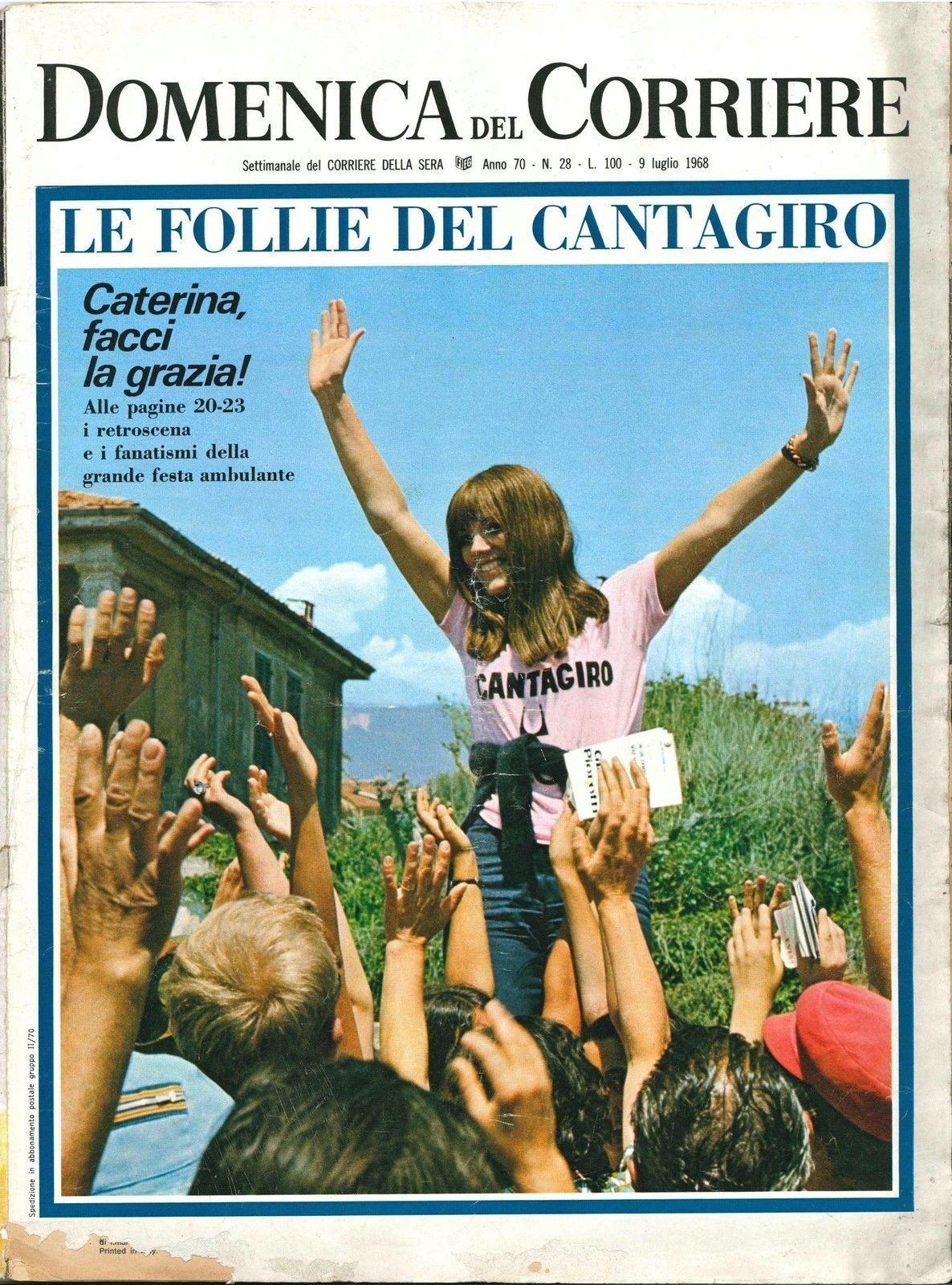 DOMENICA DEL CORRIERE N 28 - 9 LUGLIO 1968