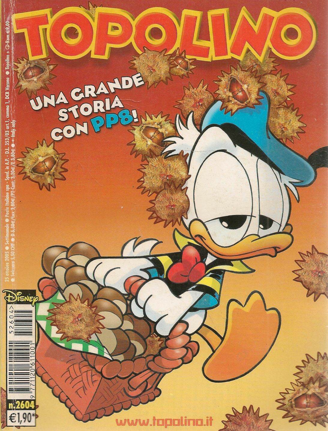 TOPOLINO N. 2604 - 25 OTTOBRE 2005