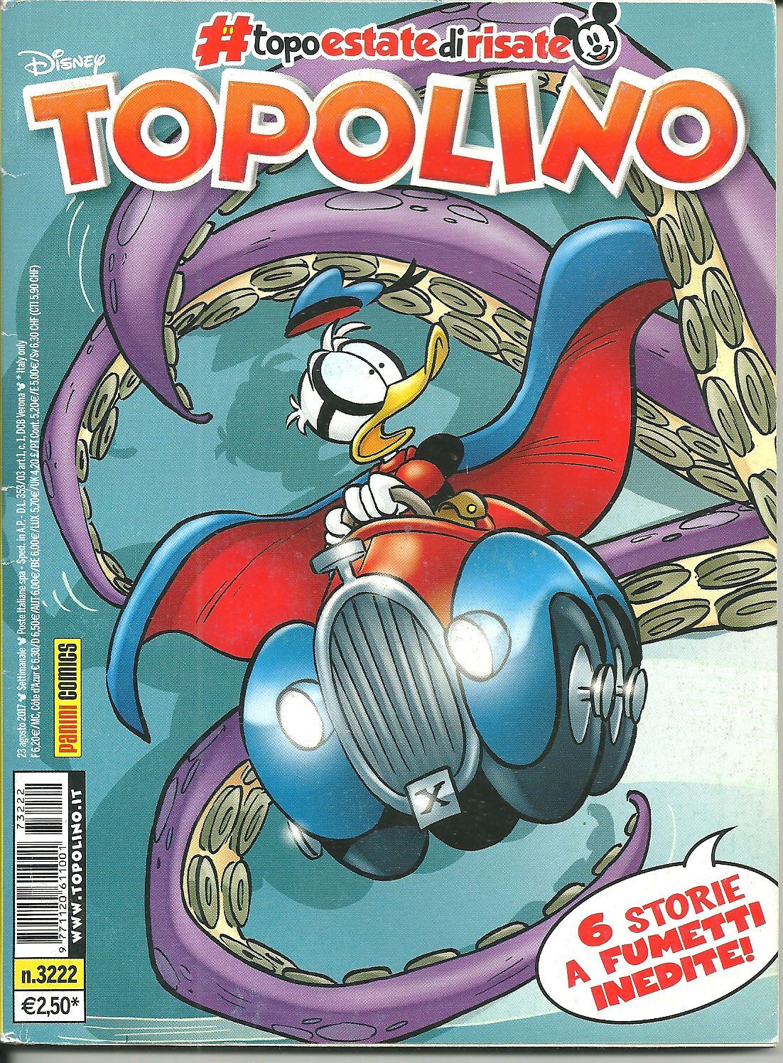 TOPOLINO N. 3222 - 22 AGOSTO 2017