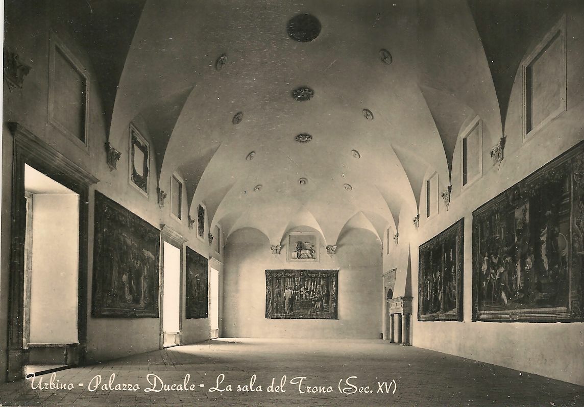 URBINO - PALAZZO DUCALE LA SALA DEL TRRONO - NV