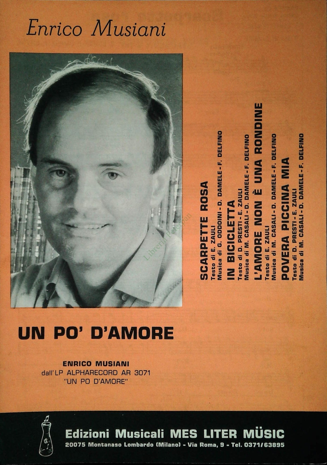 ENRICO MUSIANI - 4 BRANI - SPARTITO-SHEET MUSIC