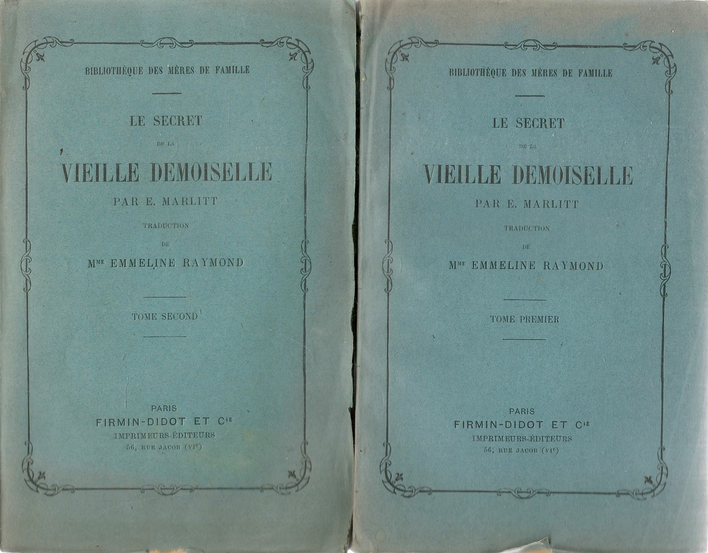 LE SECRET DE LA VIEILLE DEMOISELLE - E. MARLITT - 1926