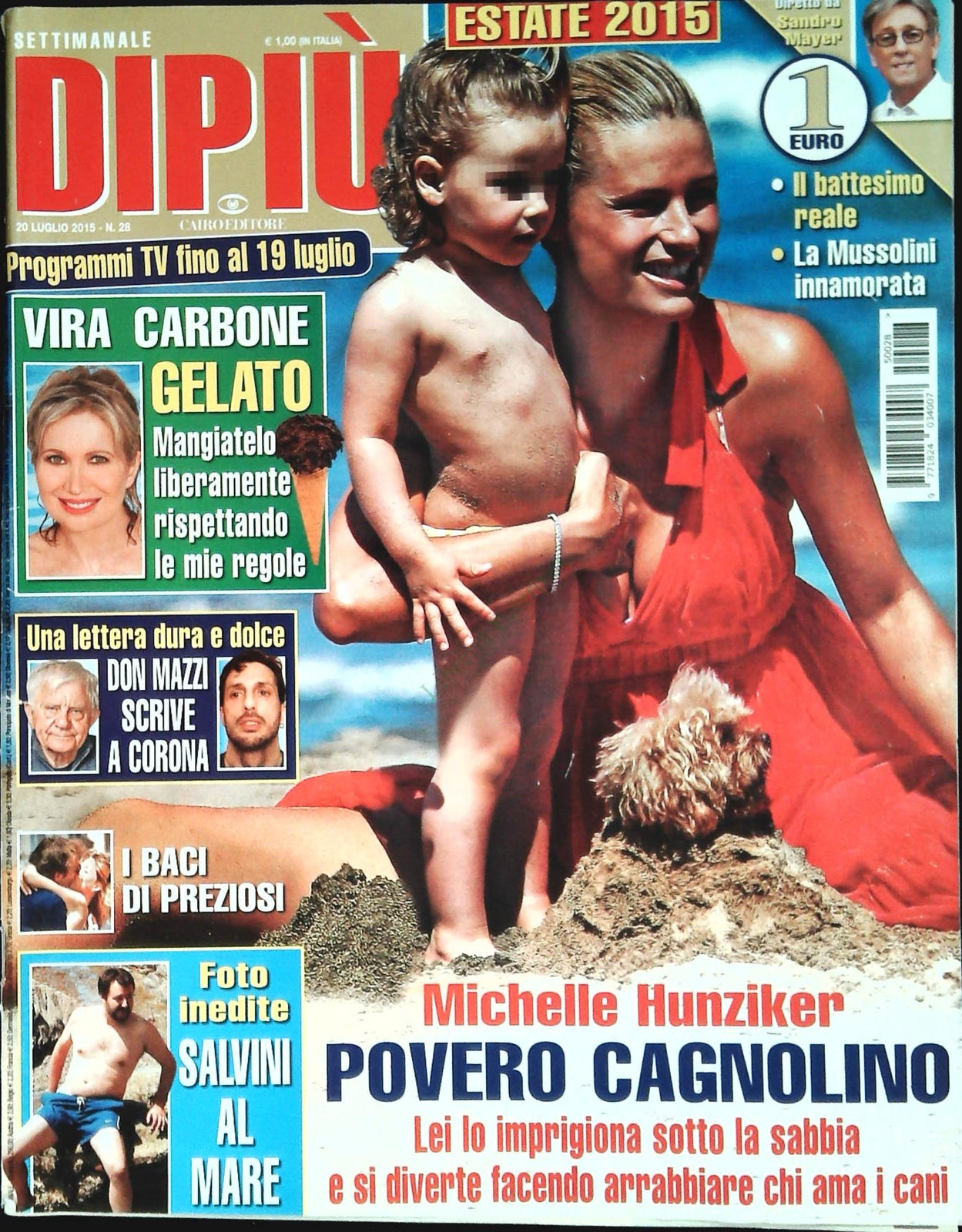 DI PIU' 20 LUGLIO 2015 - HUNZIKER - DON MAZZI - PREZIOSI