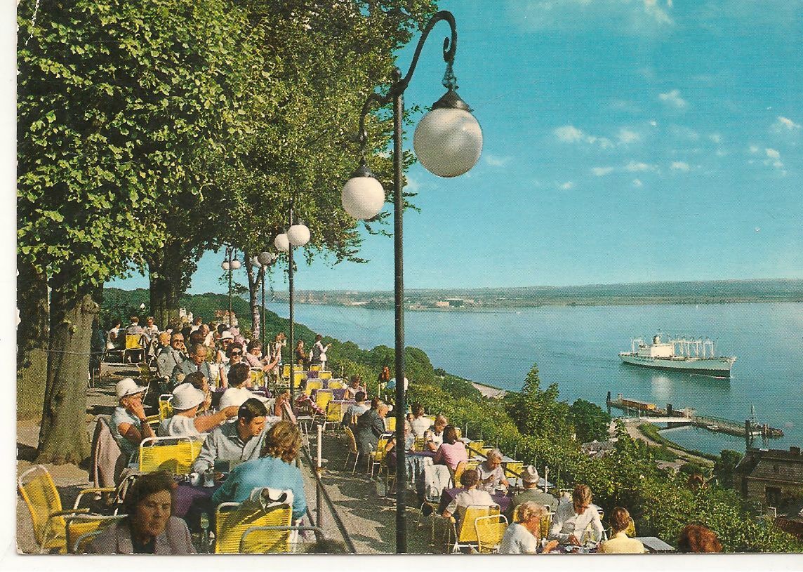 HAMBURG - BLANKENESE - LICK VOM SULIBERG AUF DIE ELBE - V1972