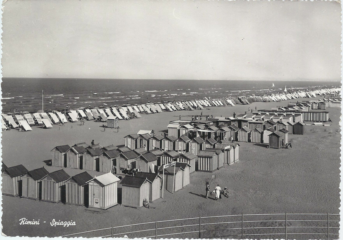 RIMINI - SPIAGGIA - V 1956 - FG - Ediz Belicchi