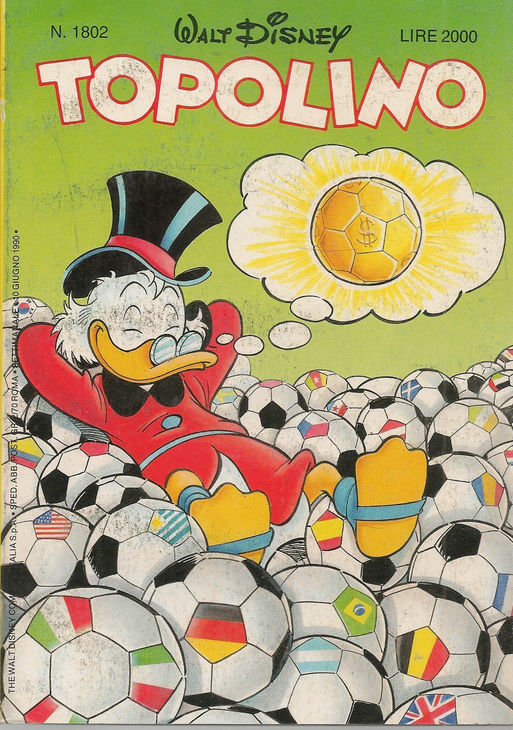TOPOLINO N. 1802 - 10 GIUGNO 1990