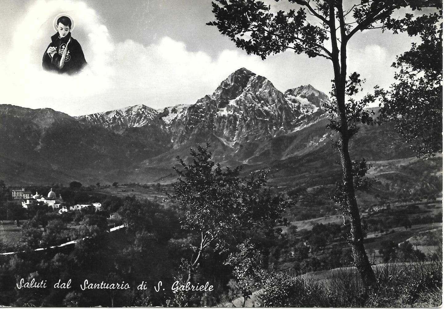 TERAMO - SALUTI DAL SANTUARIO DI S. GABRIELE - V1970