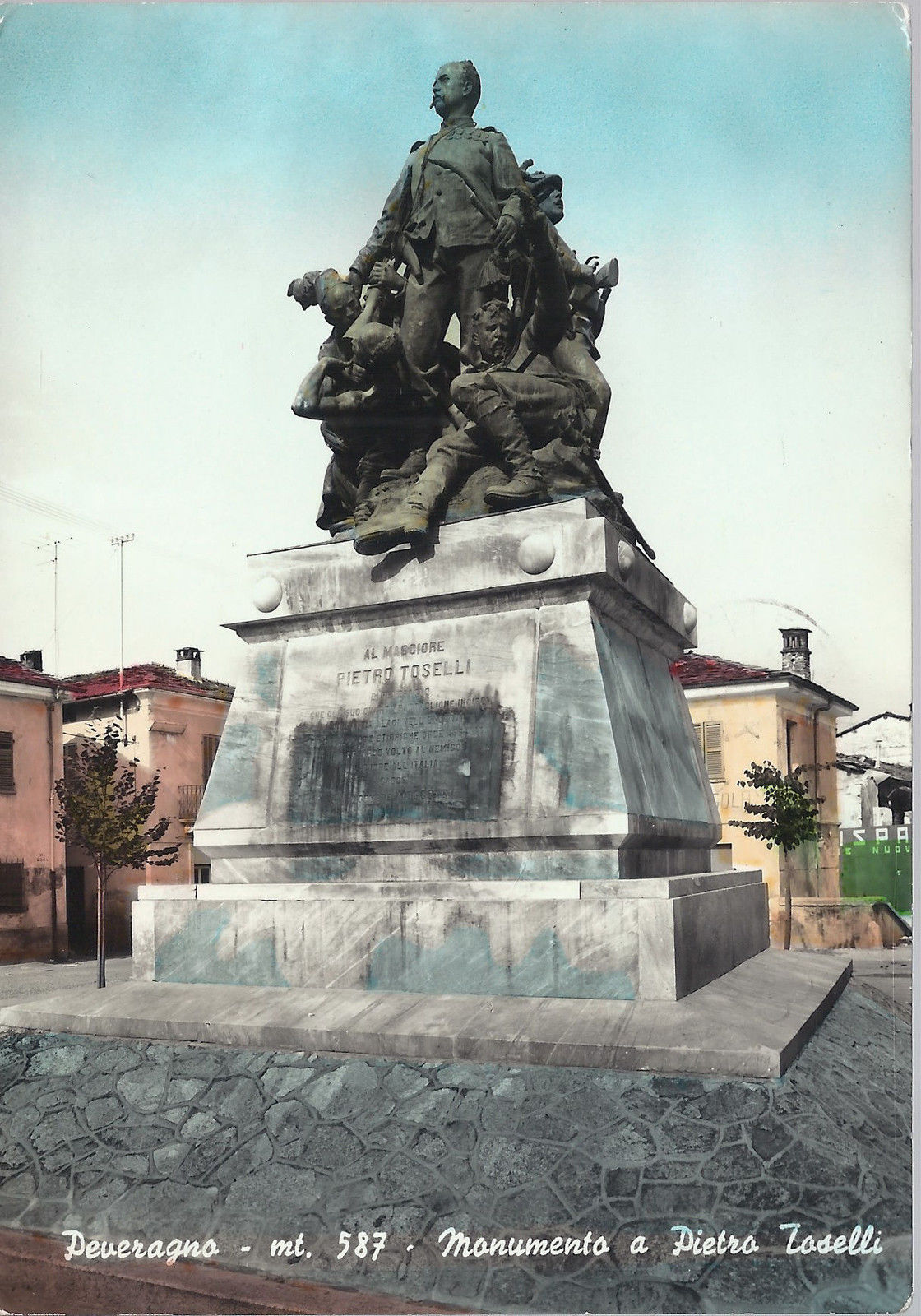 PEVERAGNO - MONUMENTO A PIETRO TOSELLI - V 1967 - FG - Acque