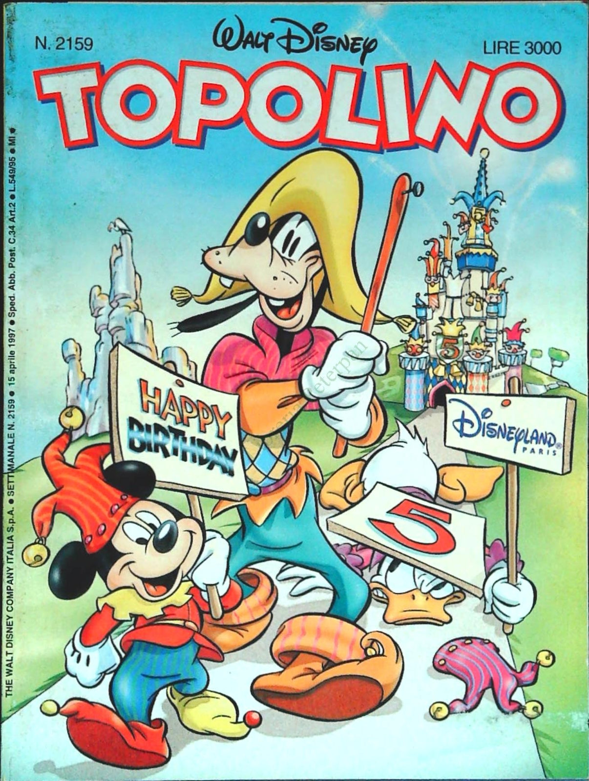 TOPOLINO N. 2159 -15 APRILE 1997