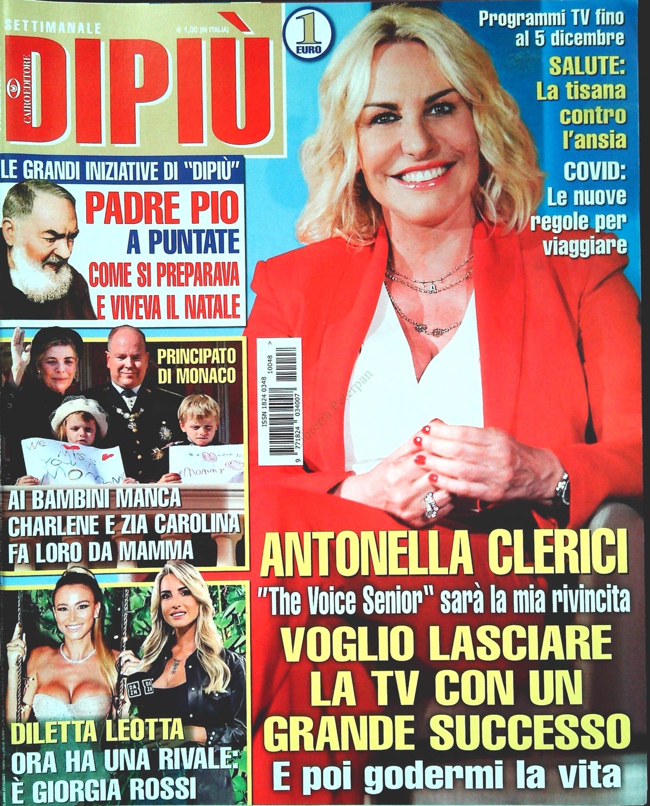 DI PIU' 3 DICEMBRE 2021 - ANTONELLA CLERICI - DILETTA LEOTTA