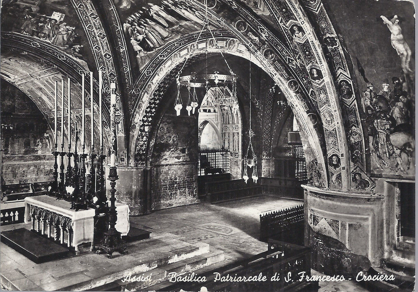 ASSISI - BASILICA PATRIARCALE DI S. FRANCESCO - CROCIERA - N