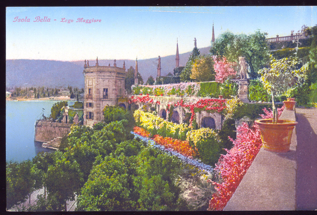 ISOLA BELLA - LAGO MAGGIORE - TORRIONE - NV - ACQUERELLATA