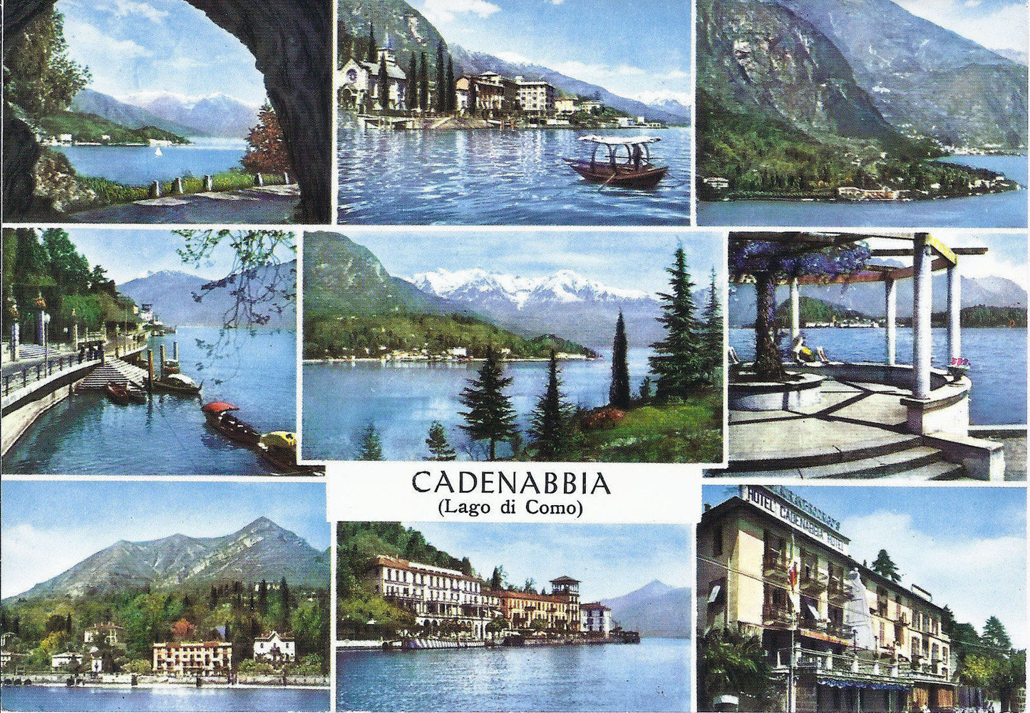 CADENABBIA - LAGO DI COMO - 9 VEDUTINE - NV