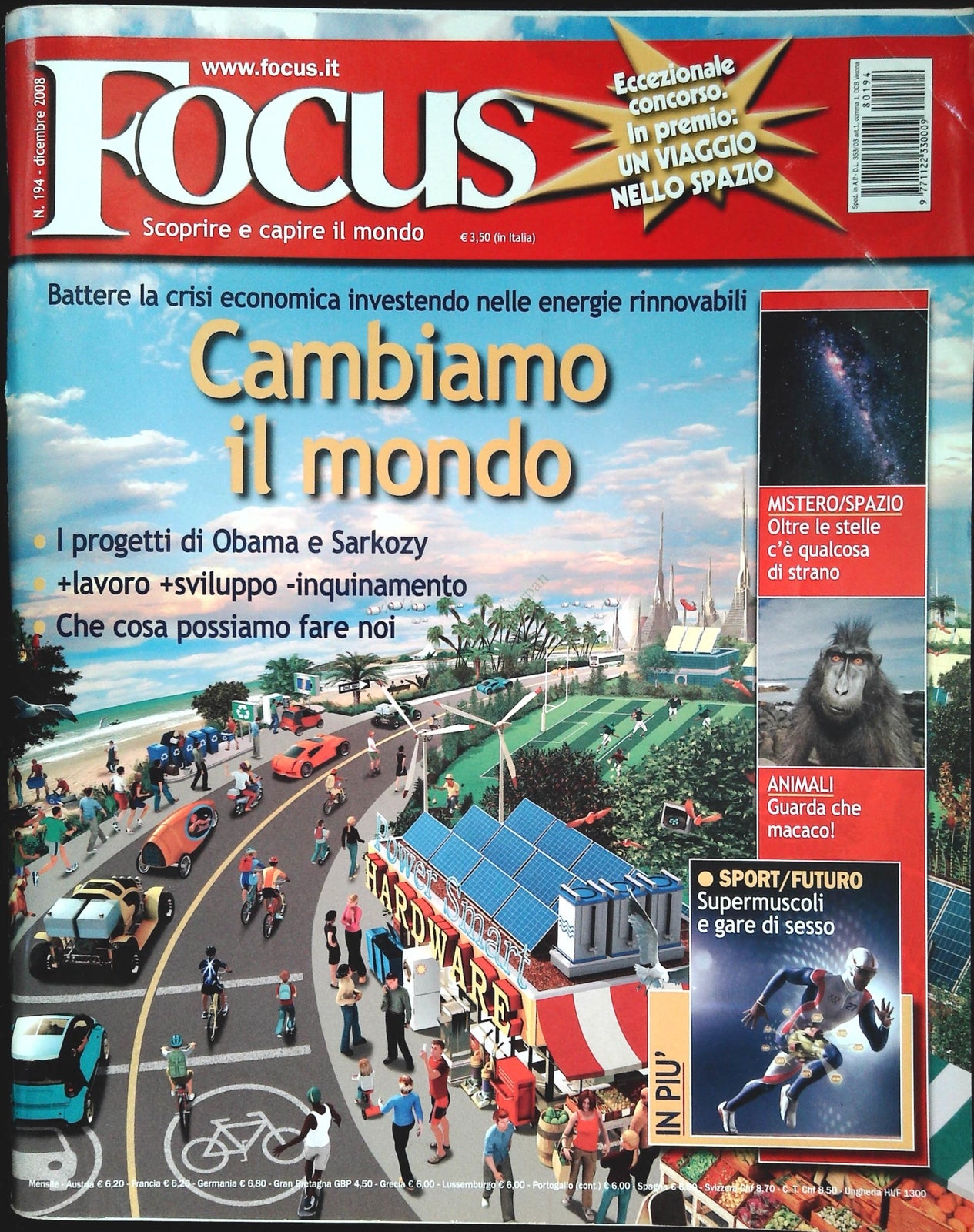 FOCUS N. 194 - DICEMBRE 2008 - CAMBIAMO IL FUTURO