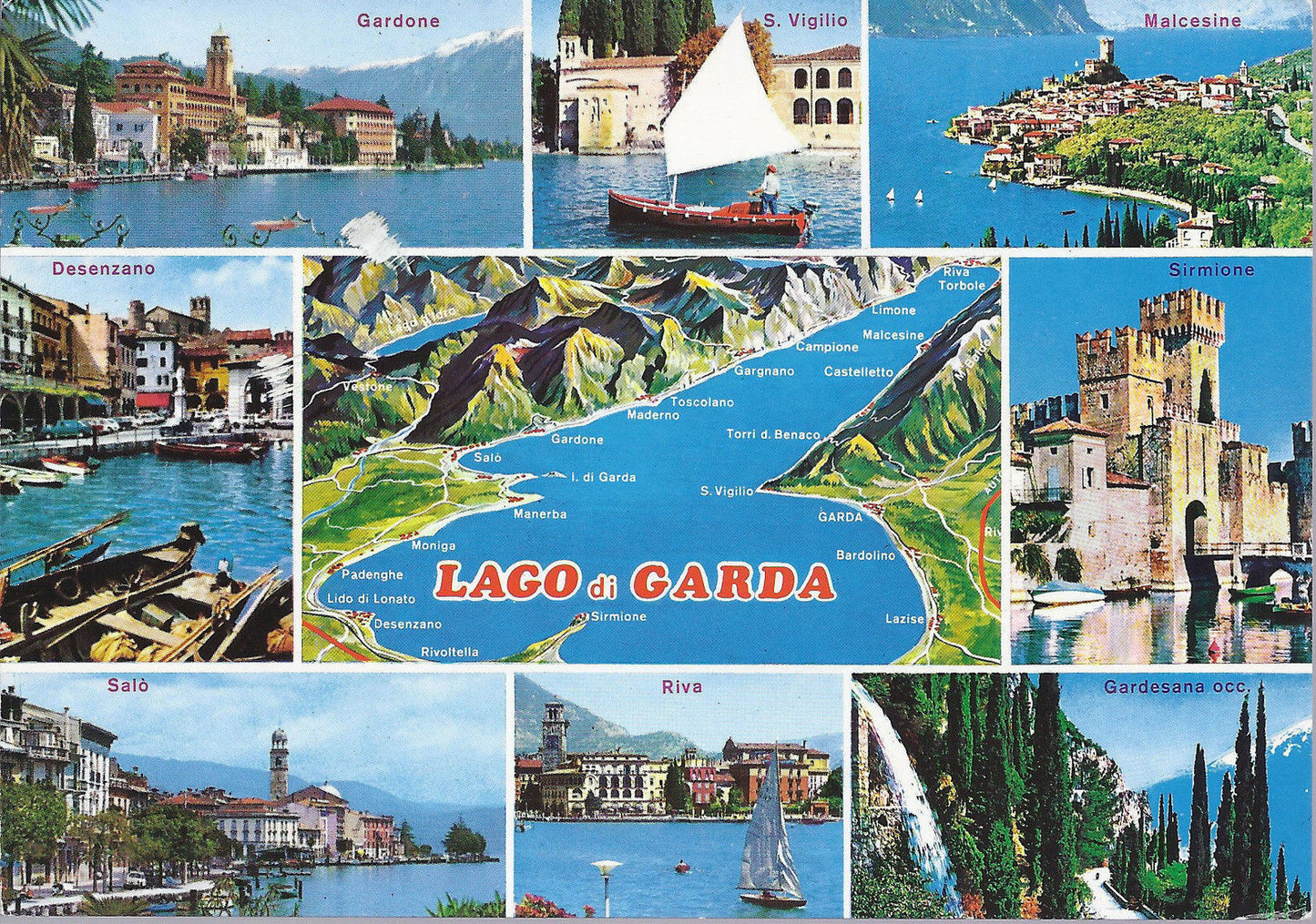 LAGO DI GARDA - VEDUTINE VARIE - V1993