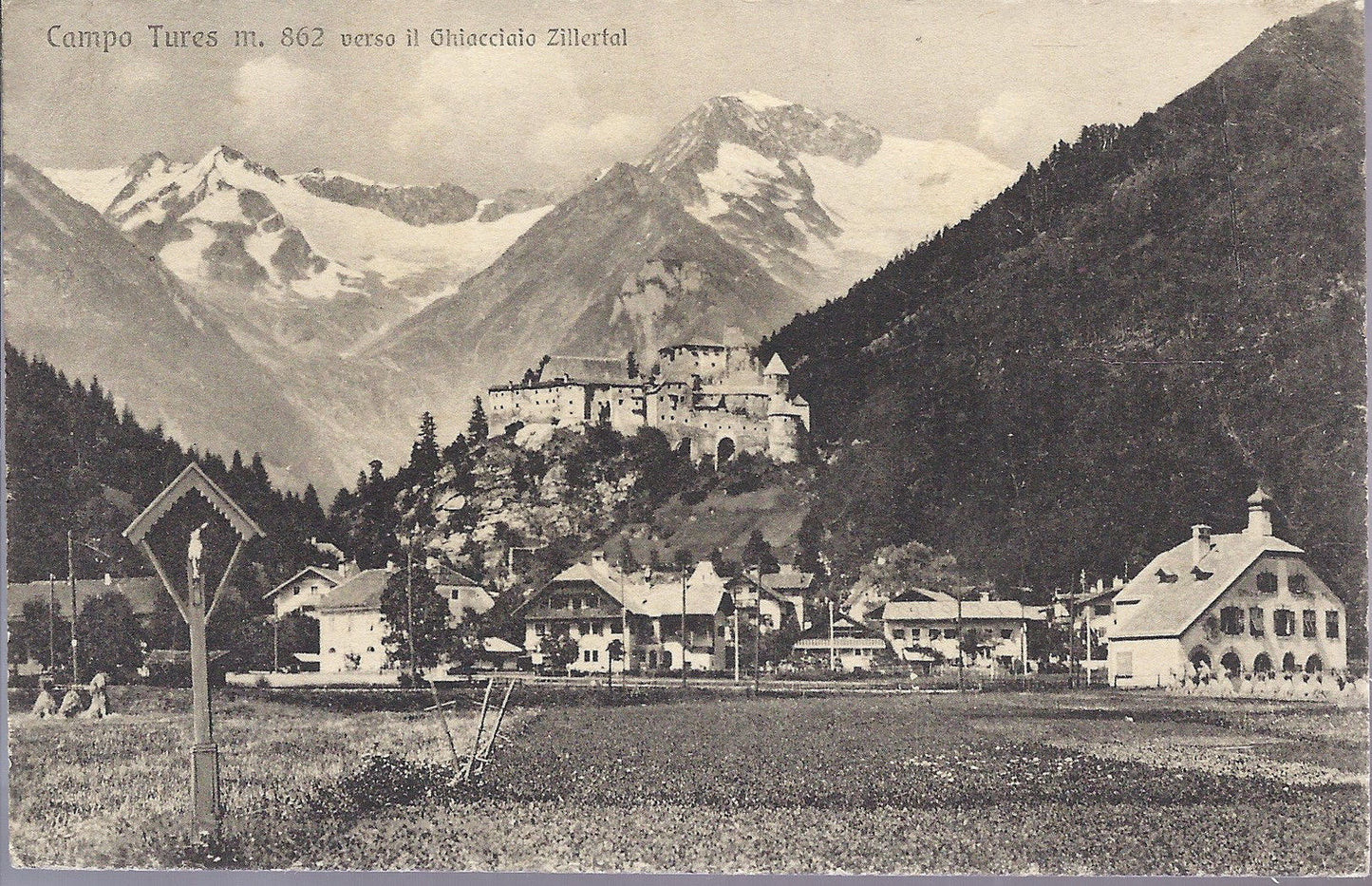 CAMPO TURES VERSO IL GHIACCIAIO ZILLERTAL - V 1931 - FP