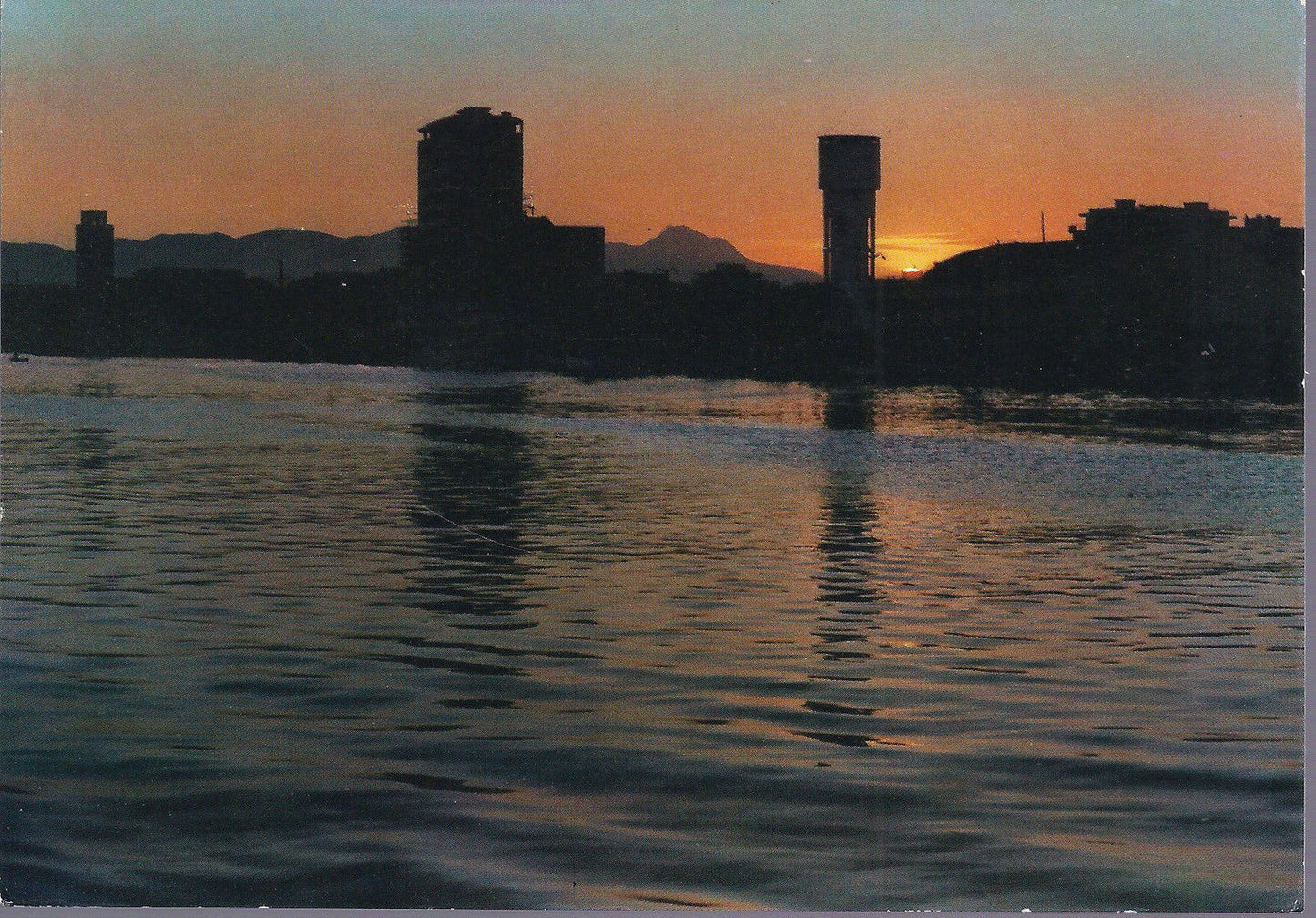PESCARA - PORTO CANALE - TRAMONTO - V 1965 - FG