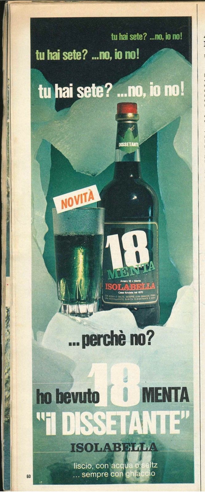 ISOLABELLA 18 MENTA IL DISSETANTE - ADVERTISING