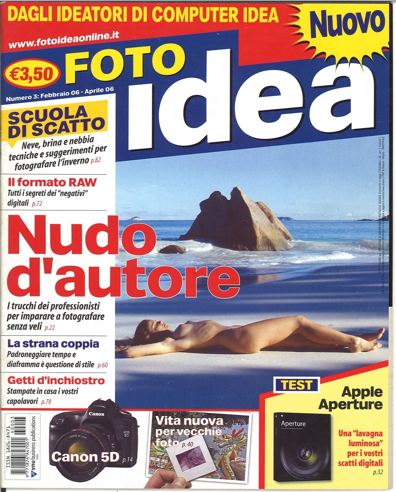 FOTO IDEA N. 3 FEBBRAIO-APRILE 2006 - NUDO D'AUTORE
