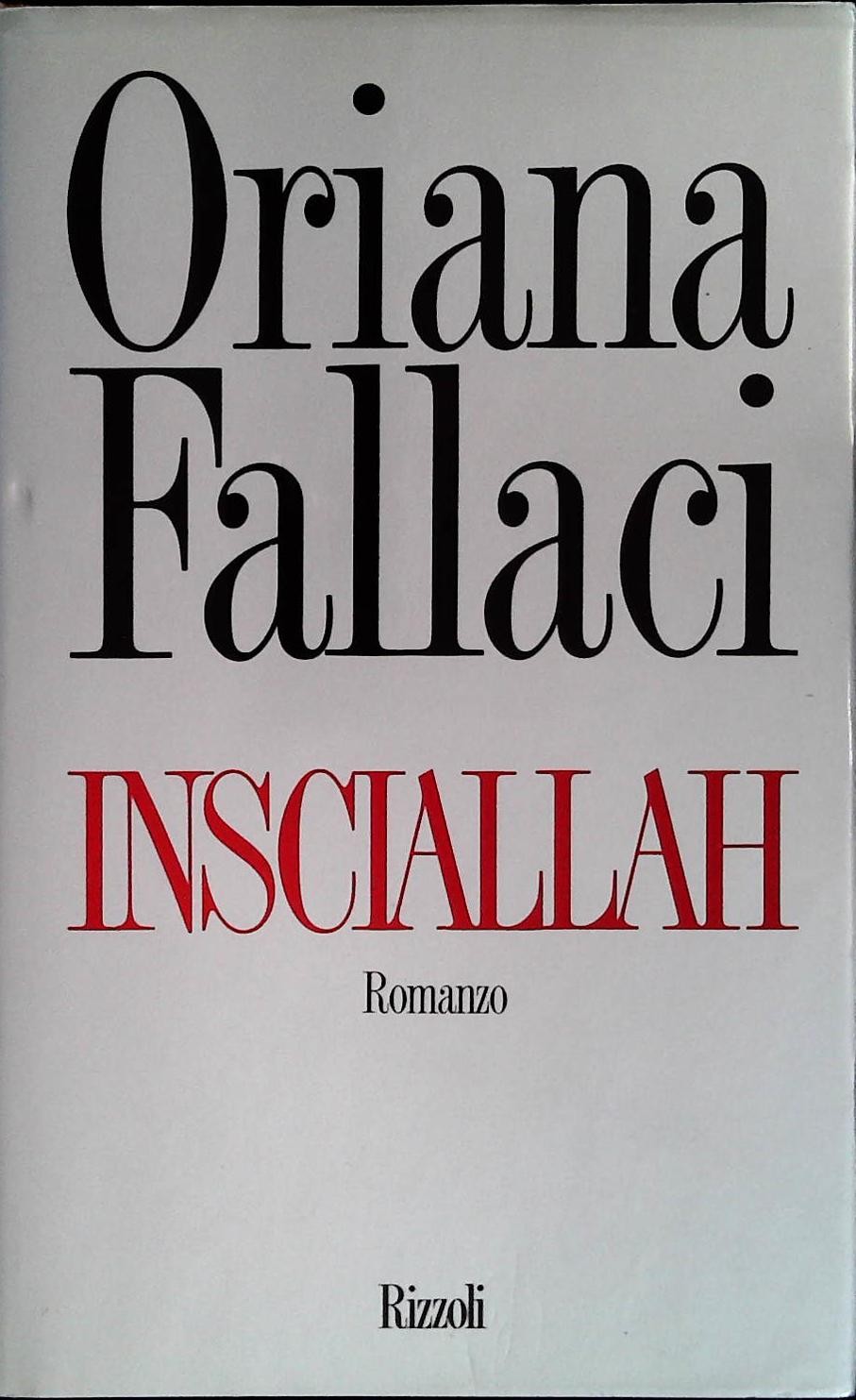 INSHALLAH - ORIANA FALLACI
